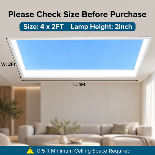 Ultra Thin Blue Skylight
